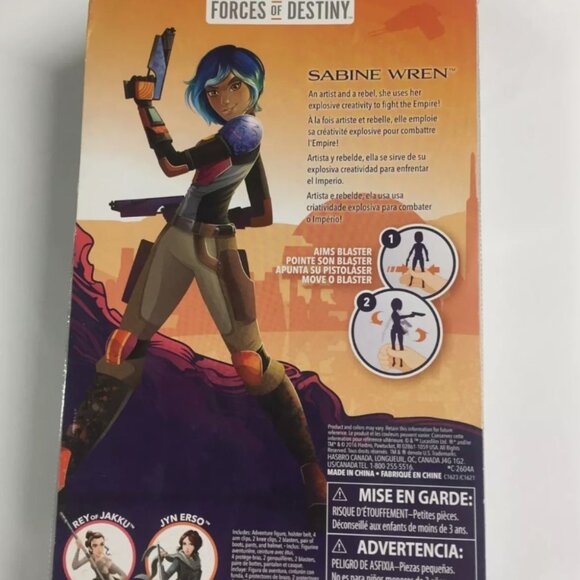 NEW Star Wars Forces of Destiny Sabine Wren 11'' Doll - Picture 8 of 10